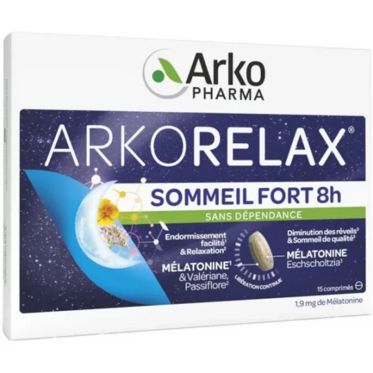 Arkopharma Arkorelax Sommeil Fort 8 h