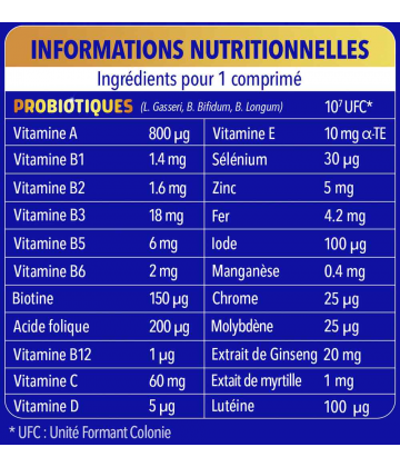 Bion3 Vitalité 50 + Comprimés