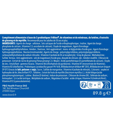 Bion3 Vitalité 50 + Comprimés