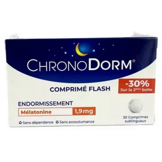 Chronodorm Mélatonine 1,9 mg Comprimés