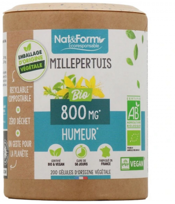 Nat&Form Ecoresponsable Millepertuis Bio