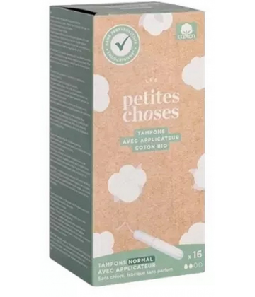 Les Petites Choses Tampons avec Applicateur Flux Normal Bio x 16
