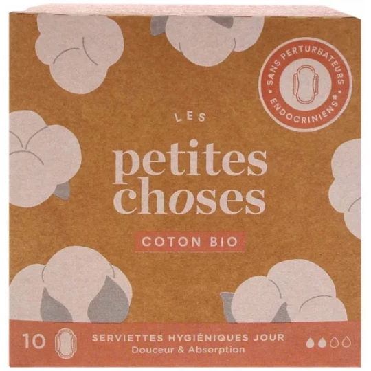 Les Petites Choses Serviettes Hygiéniques Jour Bio x 10