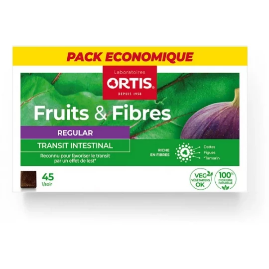 Ortis Fruits & Fibres Regular Cubes à Mâcher