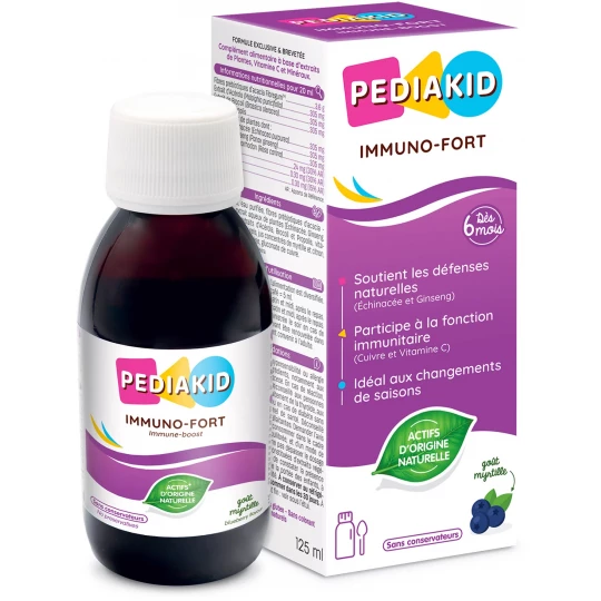 Pediakid Immuno-Fort Goût Myrtille - image 2