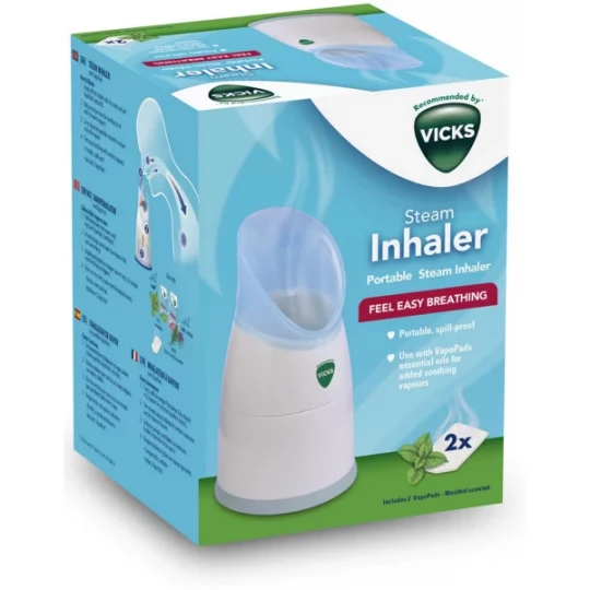 Vicks Inhalateur de Vapeur + Sachets Menthol x 2