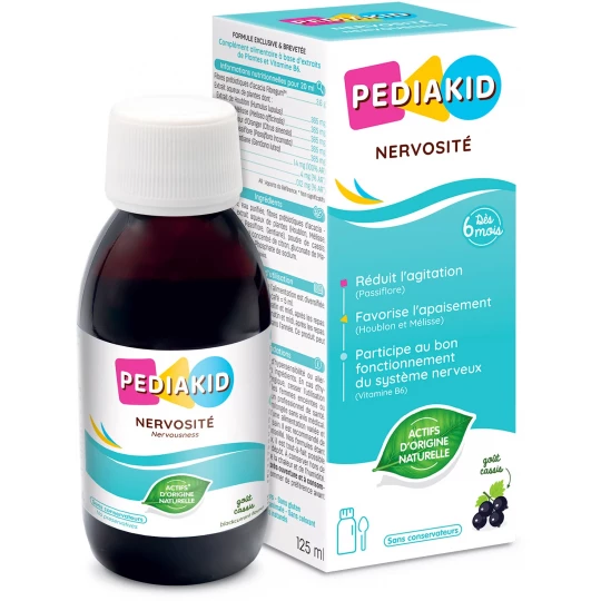 Pediakid Nervosité Sirop Goût Cassis