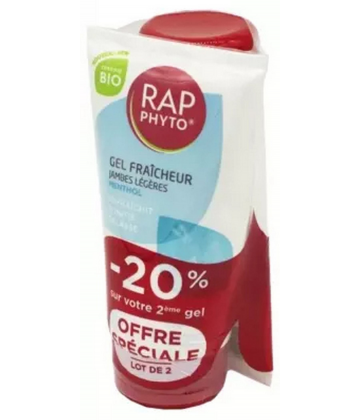 Rap Phyto Gel Fraîcheur Menthol Jambes Légères