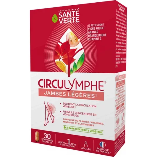 Santé Verte Circulymphe Comprimés