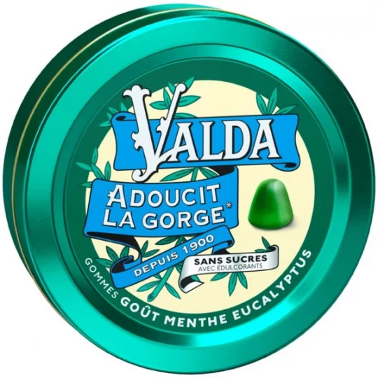 Valda Gommes Sans Sucre Menthe et Eucalyptus - image 2