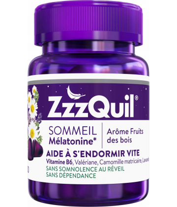 ZzzQuil Sommeil Fruits des Bois Gommes
