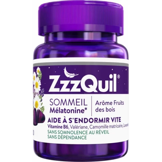 ZzzQuil Sommeil Fruits des Bois Gommes