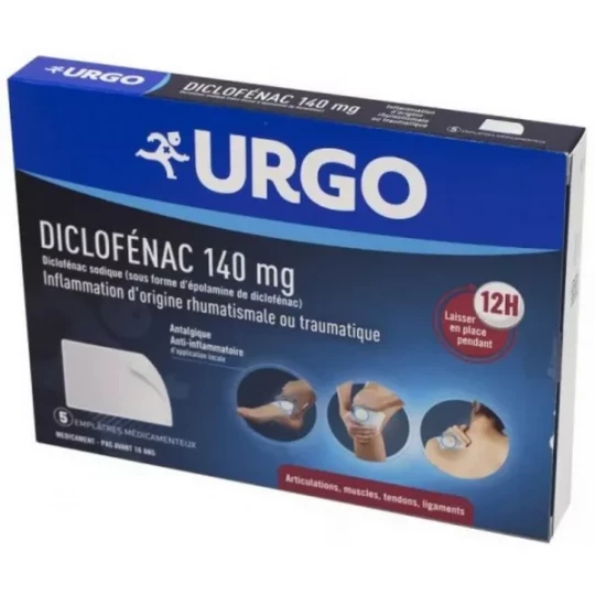 Urgo Diclofénac Emplâtres 140 mg x 5