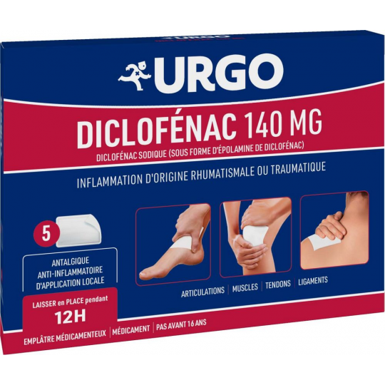 Urgo Diclofénac Emplâtres 140 mg x 5