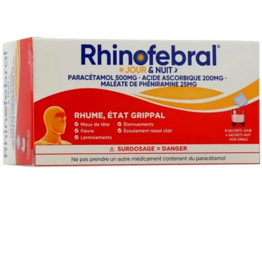 Rhinofebral Jour et Nuit Sachets x 10