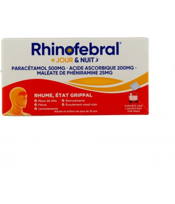 Rhinofebral Jour et Nuit Sachets x 10