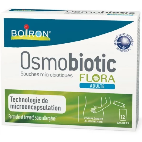 Boiron OsmoBiotic Flora Adulte Sachets x 12
