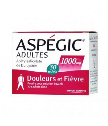 Aspegic Adultes 1000 mg 