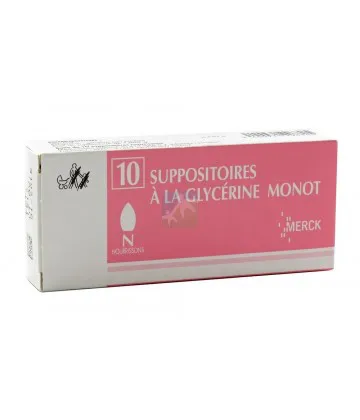 Suppositoires glycérine Monot Bébé x 10