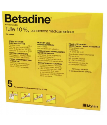 Bétadine Tulle 10%