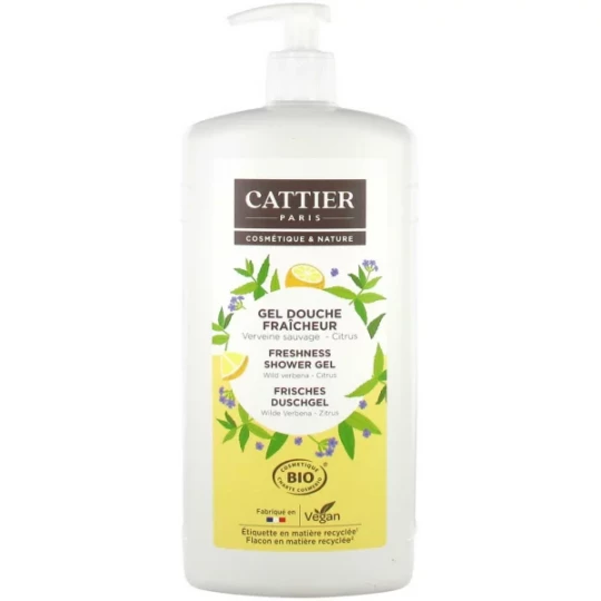 Cattier Gel Douche Verveine Sauvage - Citrus 1 L