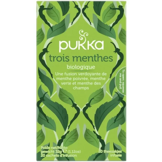 Pukka Infusion Trois Menthes Bio x 20
