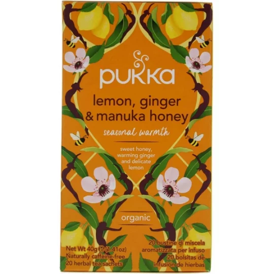 Pukka Infusion Citron Gingembre Miel Bio x 20