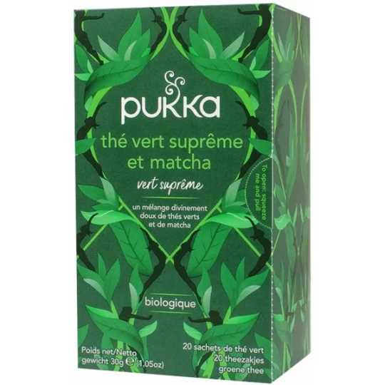 Pukka Infusion Thé Matcha Suprême Bio x 20