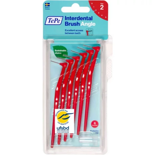 TePe Brossettes Interdentaires Angle 0,5 mm x 6