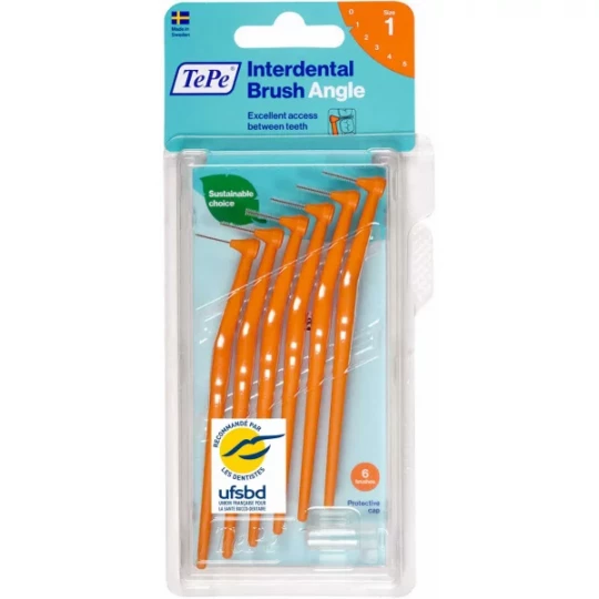 TePe Brossettes Interdentaires Angle 0,45 mm x 6