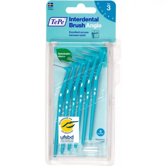TePe Brossettes Interdentaires Angle 0,6 mm x 6