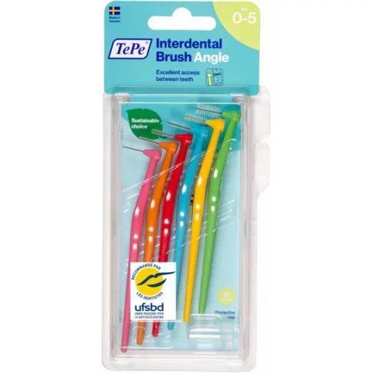 TePe Brossettes Interdentaires Angle Assortiment x 6
