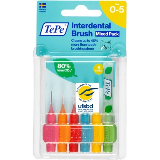 TePe Brossettes Interdentaires Original Assortiment x 6