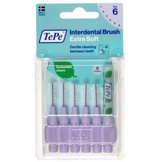 TePe Brossettes Interdentaires Extra-Souples 1,1 mm x 6