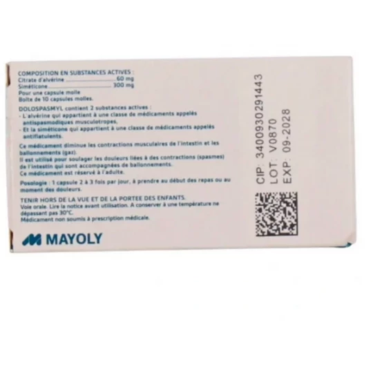 Dolospasmyl 60mg/300mg Capsules molles - image 3