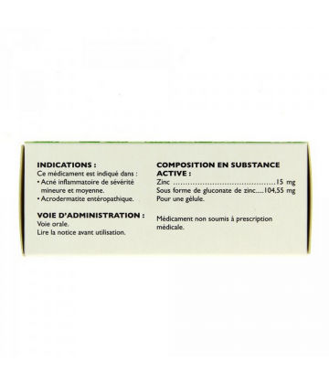 Effizinc 15 mg Gélules