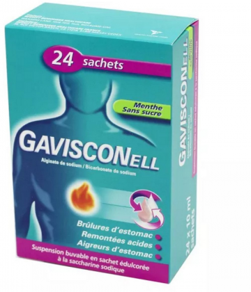 Gavisconell Menthe Sans Sucre
