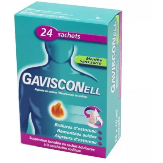 Gavisconell Menthe Sans Sucre