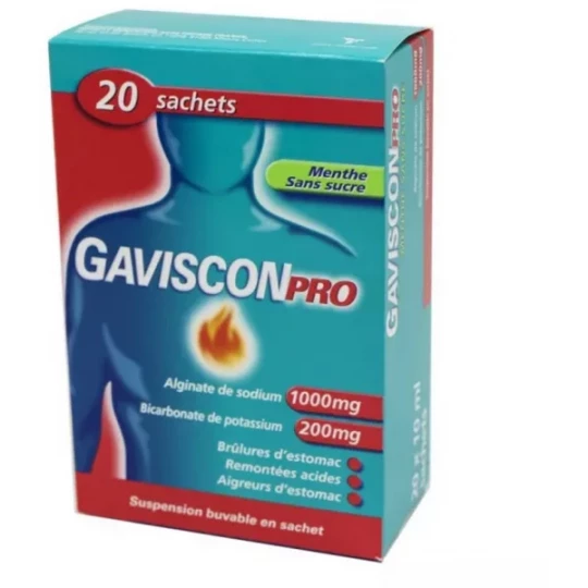 GavisconPro Menthe Sans Sucre