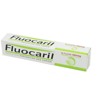 Fluocaril Bi-Fluoré 250 mg Menthe Pâte Dentifrice