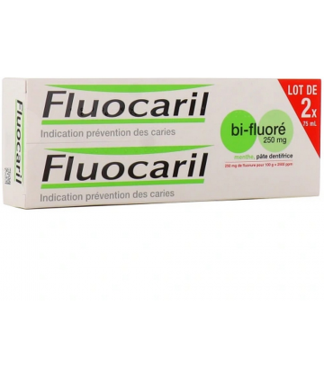 Fluocaril Bi-Fluoré 250 mg Menthe Pâte Dentifrice