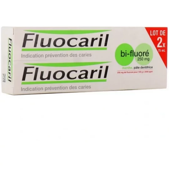Fluocaril Bi-Fluoré 250 mg Menthe Pâte Dentifrice - image 6