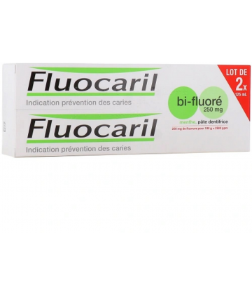 Fluocaril Bi-Fluoré 250 mg Menthe Pâte Dentifrice