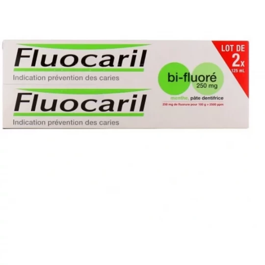 Fluocaril Bi-Fluoré 250 mg Menthe Pâte Dentifrice - image 7