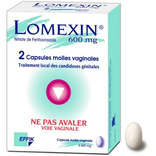 Lomexin 600 mg Capsule Molle Vaginale