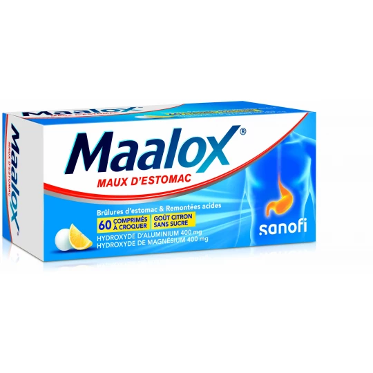Maalox Maux d'Estomac Citron Sans Sucre - image 2