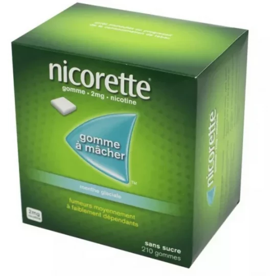 Nicorette 2 mg Menthe Glaciale Sans Sucre gomme - image 2