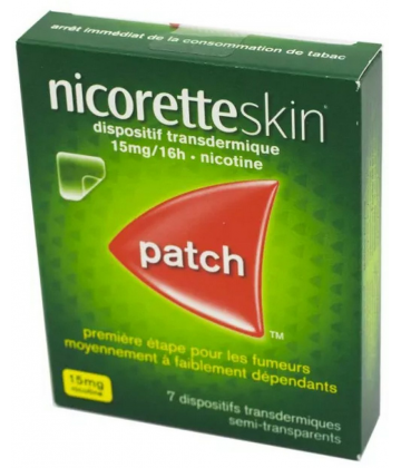 NicoretteSkin Patch 15mg/16h