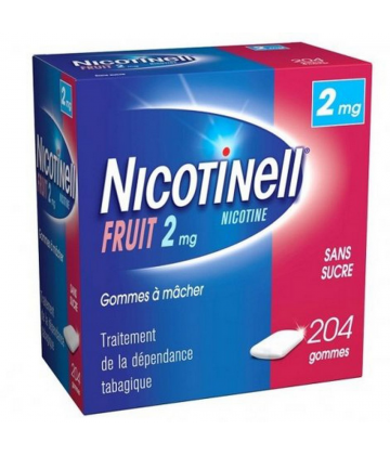 Nicotinell Fruits 2 mg Sans Sucre