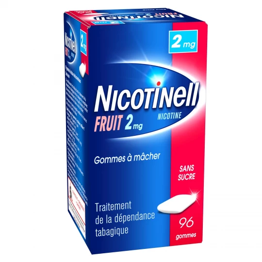 Nicotinell Fruits 2 mg Sans Sucre